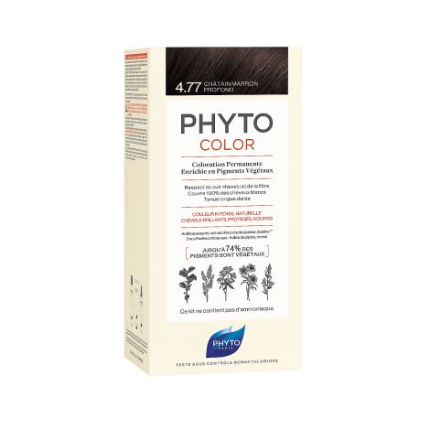 Phytosolba Phyto Hair Color краска для волос 4.77 насыщенный глубокий каштан 50/50/12мл