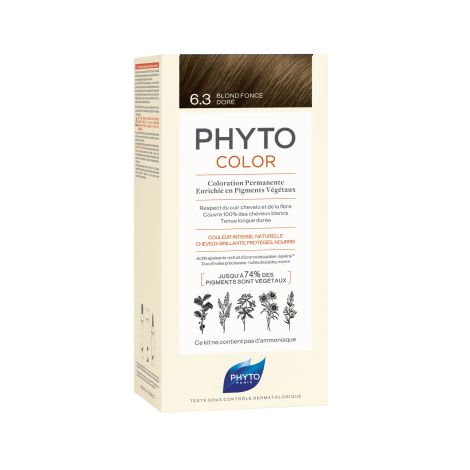 Phytosolba Phyto Hair Color краска для волос 6.3 темный золотистый блонд 50/50/12мл