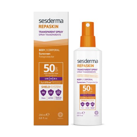 SESDERMA REPASKIN солнцезащитный прозрачный спрей СЗФ 50 200мл №3