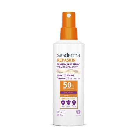 SESDERMA REPASKIN солнцезащитный прозрачный спрей СЗФ 50 200мл