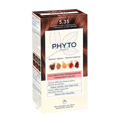 PHYTO крем-краска для волос тон 5.35 Шоколадный cветлый шатен 50/50/12мл