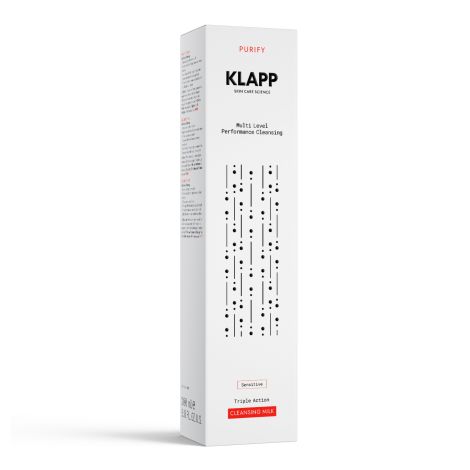 KLAPP SKIN CARE SCIENCE CORE Purify Multi Level Performance Cleansing очищающее молочко для чувств. кожи 200мл №2