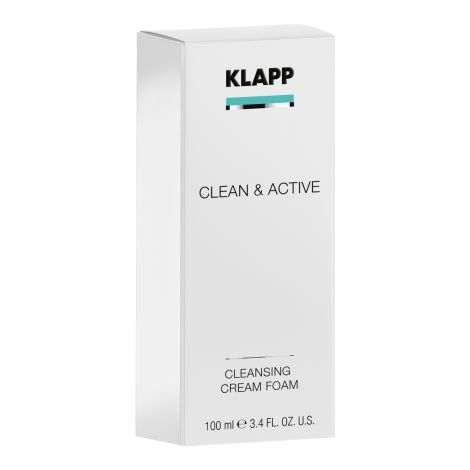 KLAPP SKIN CARE SCIENCE CLEAN&ACTIVE очищающая крем-пенка 100мл №2